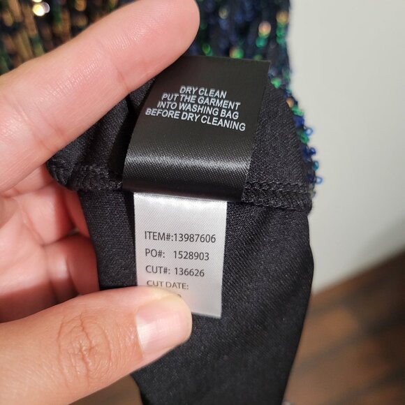 Torrid Mini Multi-color Sequins Skater Dress Size 2X - Picture 11 of 11